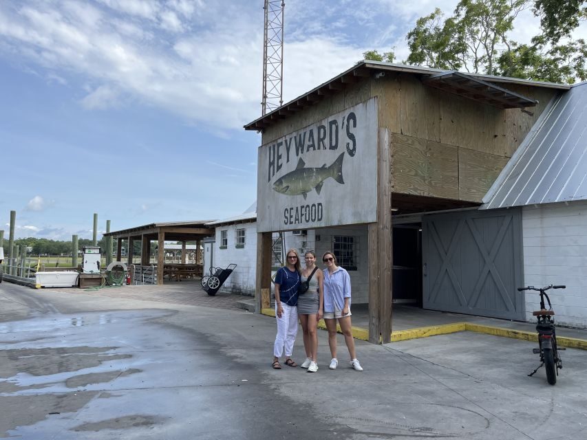 Charleston: Film & OBX Locations E-Bike Tour - Shem Creek Park: Dolphin Watching and Coastal Calm