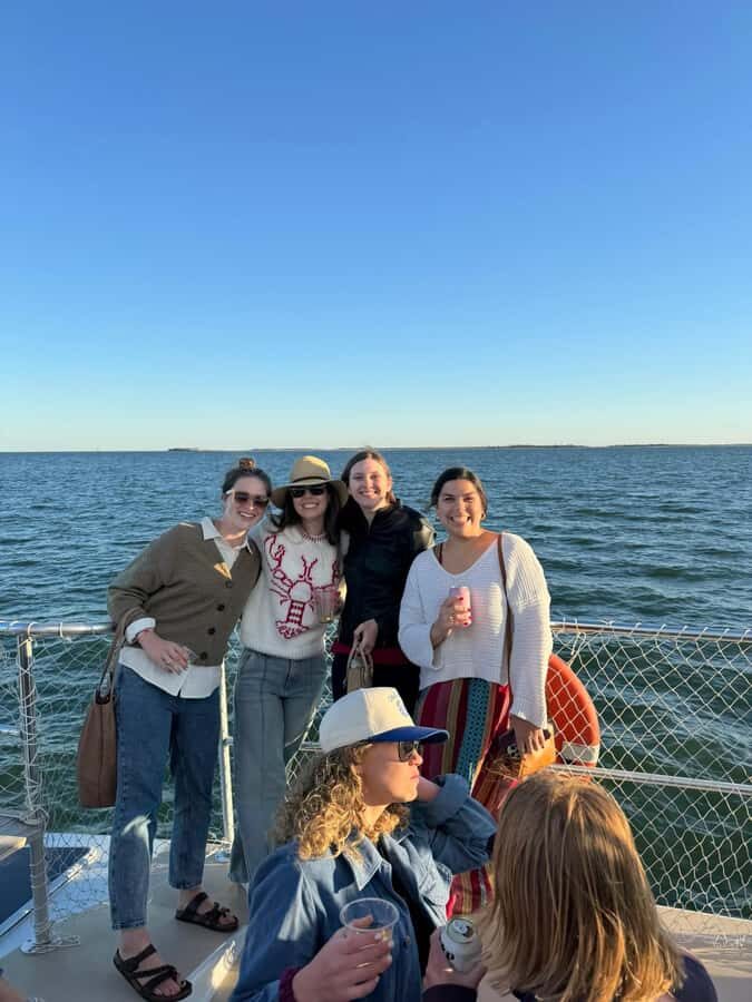 Charleston Harbor Mimosa Brunch Cruise with Brunch Bites - Comfort on the Palmetto Breeze: Seating, Shade, Restrooms