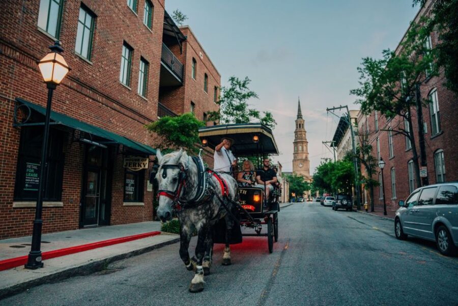 Charleston: Haunted Carriage Evening Tour - Starting at Old South Carriage Company: a calm way to enter the historic core