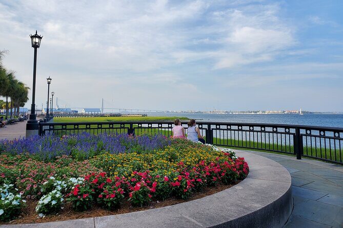 Pirates, Patriots & Prohibition - Private Evening Walking Tour of Charleston - Joe Riley Waterfront Park: pineapple fountain, harbor views, and a good pace reset